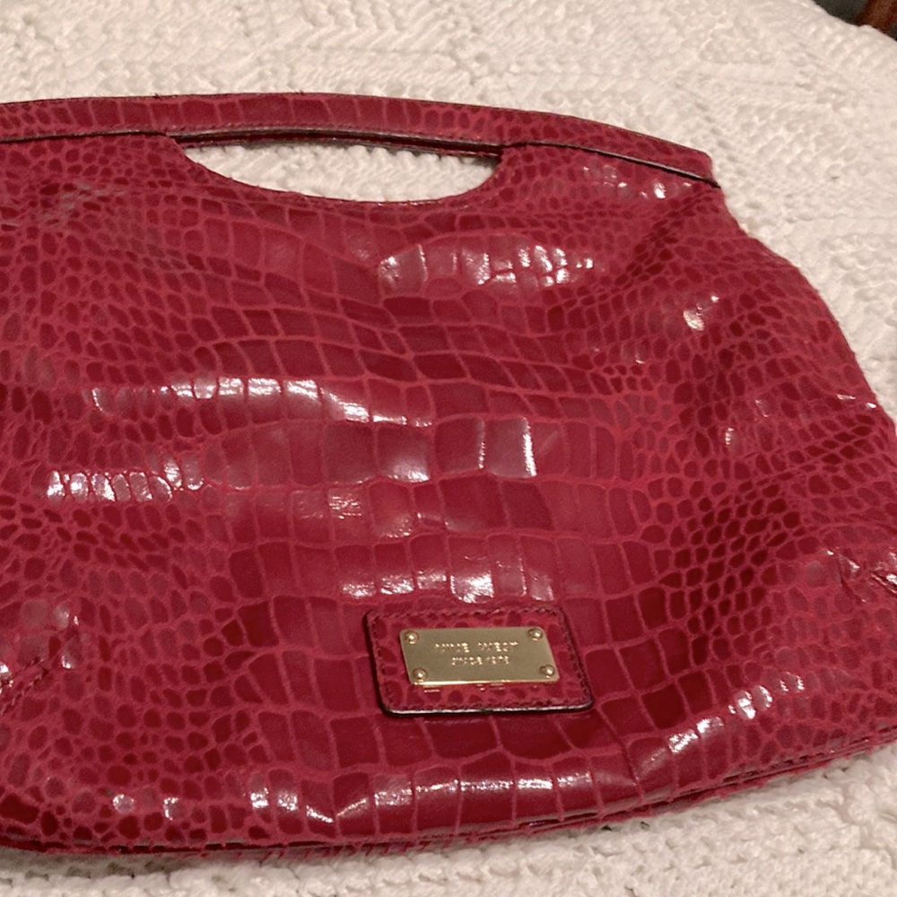 Nine West bright Pink clutch